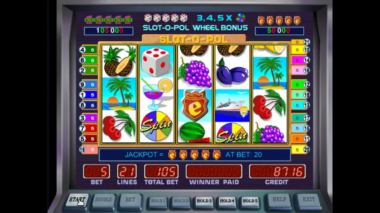 Slot machine with real money